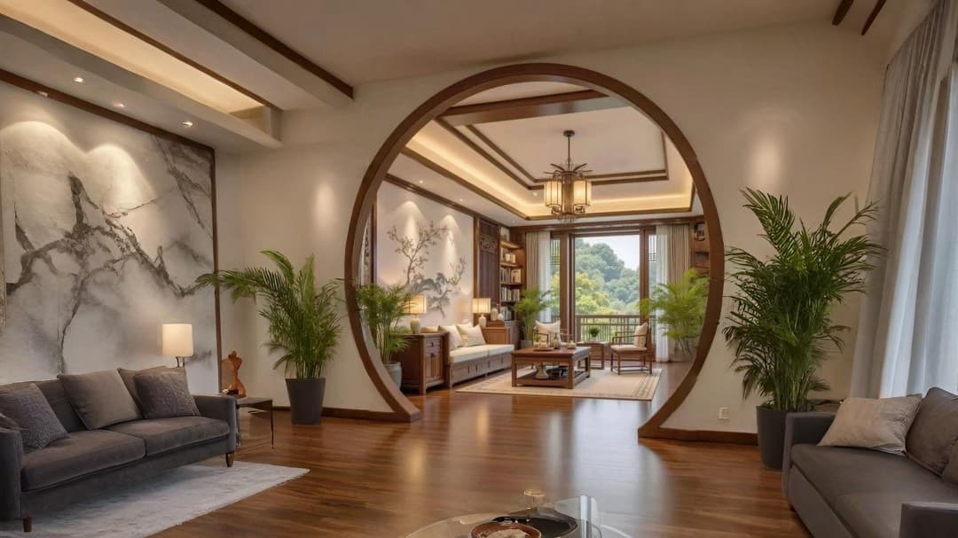 Modern Wooden Entrance