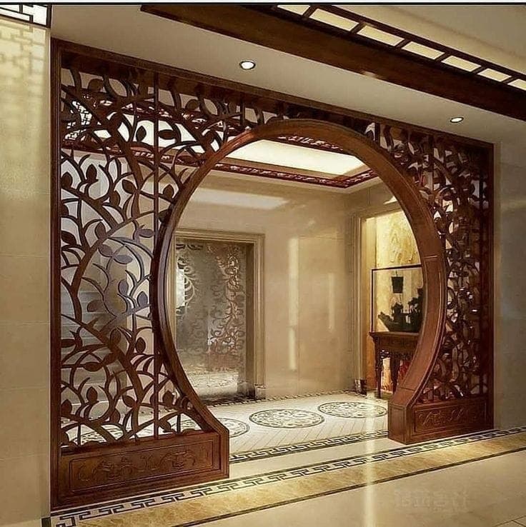 Wooden Separation Wall